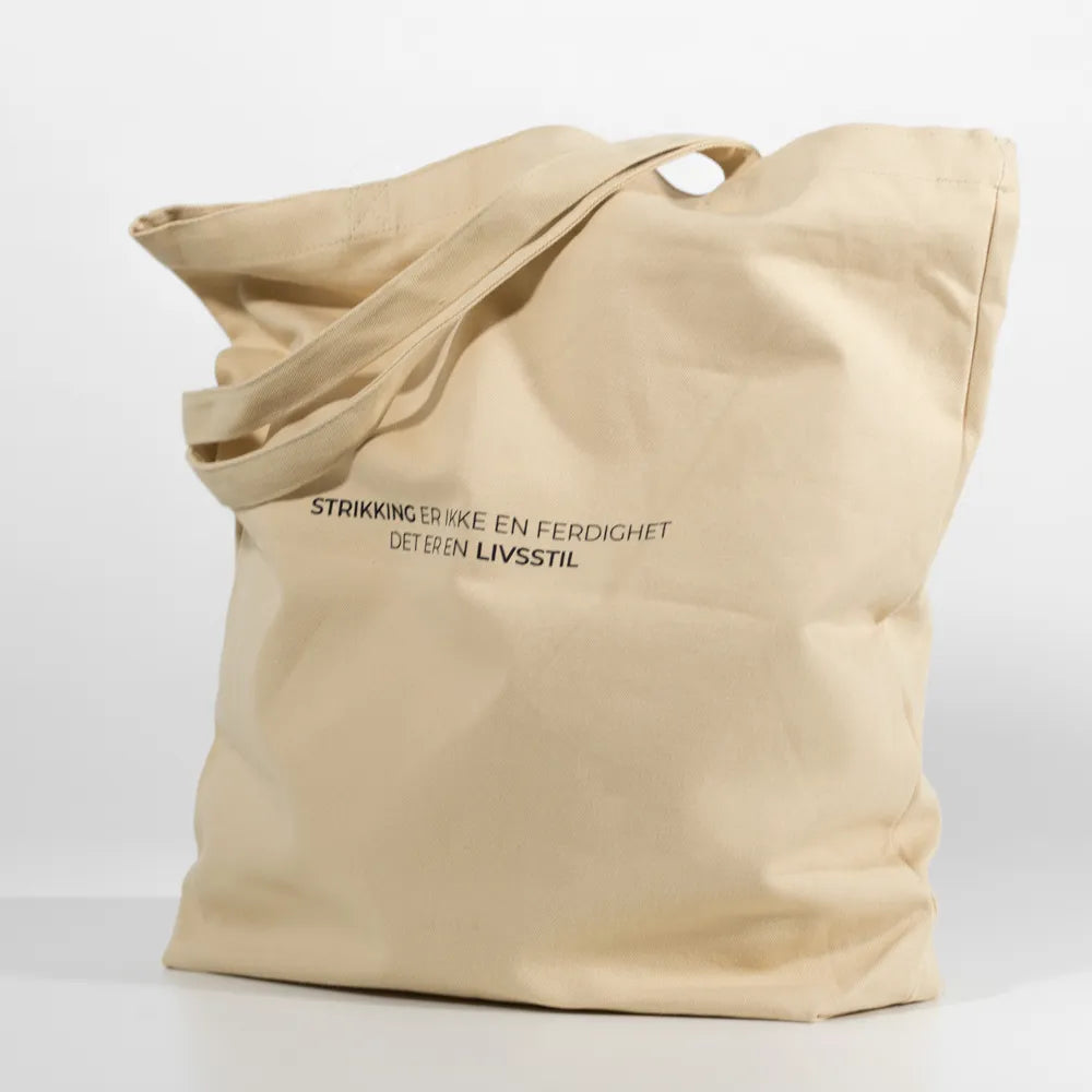 Strikkenett Beige