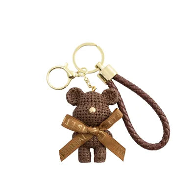 Veskepynt bamse brun