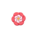 Maskestopper Blomst Rød