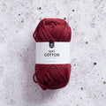 Soft Cotton Maroon Red 8859