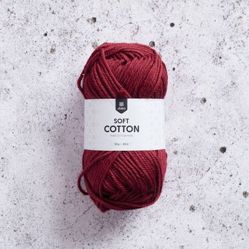 Soft Cotton Maroon Red 8859