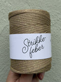 Mere Snor Glitter - #10 Beige og gull